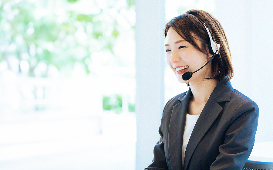 専用コールセンターでいつでも相談