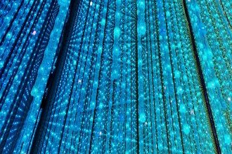 裸足で楽しむチームラボ