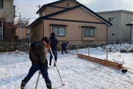 【秋田市泉南三丁目】ついに始動！泉南モデルハウス着工と、冬の現場を支える職人さんの力