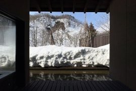 雪の西和賀で…