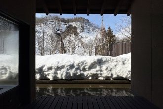雪の西和賀で…