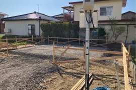 一番堰NICOモデルハウス：着工！！