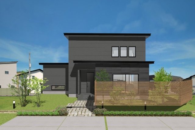 【大曲船場町】花火の見える分譲地の高性能モデルハウス【2025年12月完成予定】