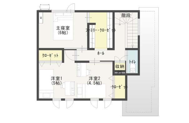 2階間取り