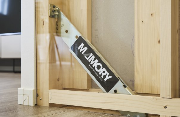 制震装置を設置済み