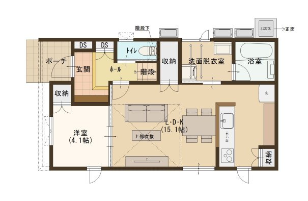 1階間取り
