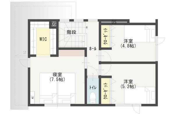 2階間取り