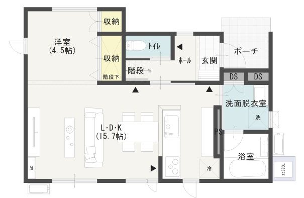 1階間取り