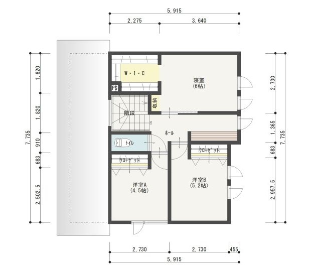 2F　間取り