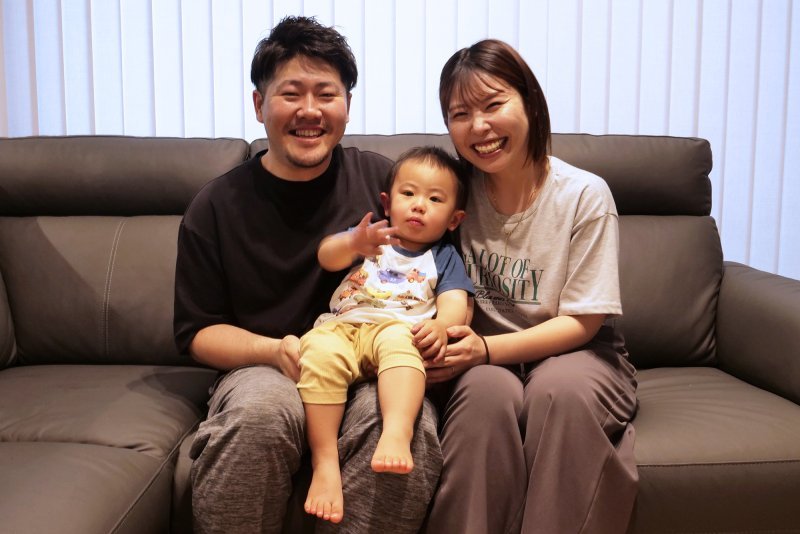 住宅着工棟数が県内ナンバーワンの地元企業という信頼感もあり、サンコーホームで家を建てることを決めました。
