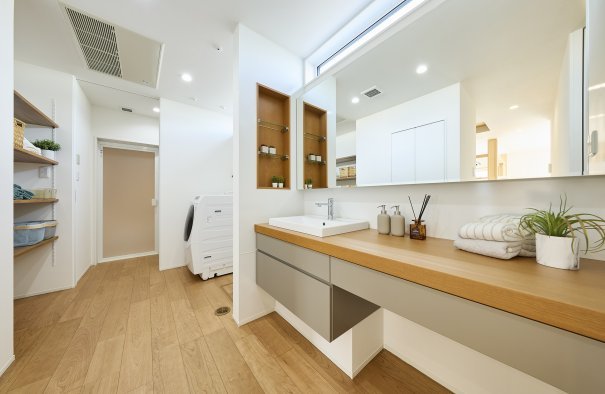 モデルハウス「ハイブリッド床快」