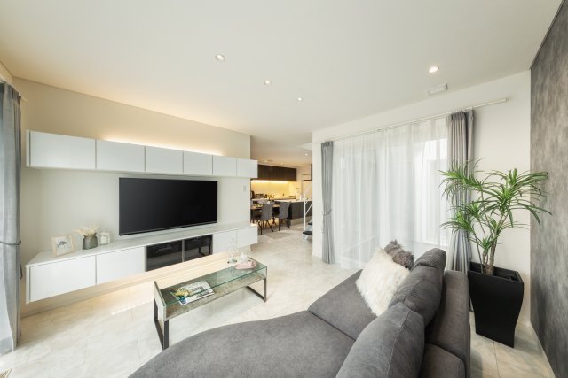 リゾートのような空間で暮らす家