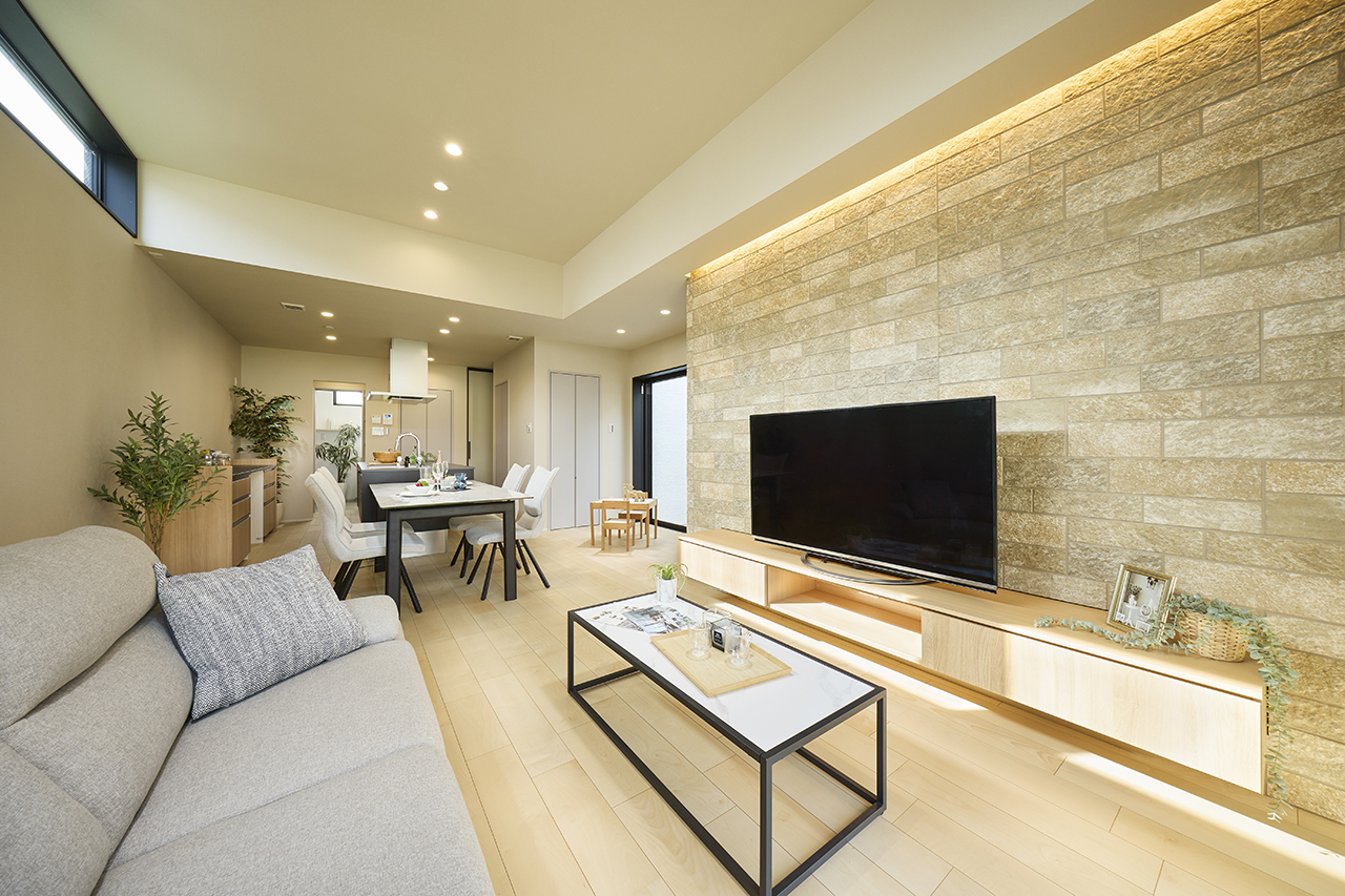 20帖の大空間LDKのある家