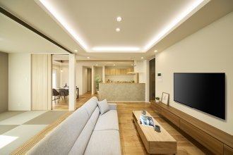 ちょうどいい距離感で過ごせるこだわりの二世帯住宅