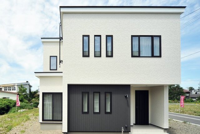 スキップフロアのあるナチュラルデザインの家