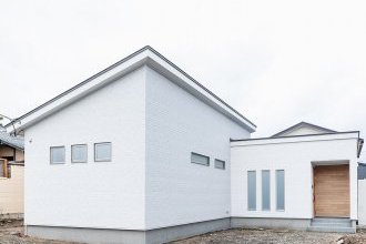 スキップフロアのある平屋