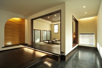 通り土間のある家