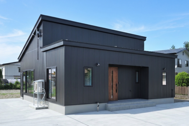 ヴィンテージスタイルの平屋